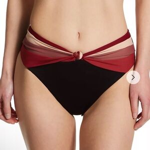 Robin Piccone Billie High Waist Bikini Bottoms Size XS NEW